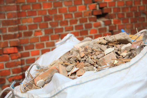Sustainable business waste disposal practices in action